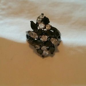 Onyx Cubic Zirconia Ring